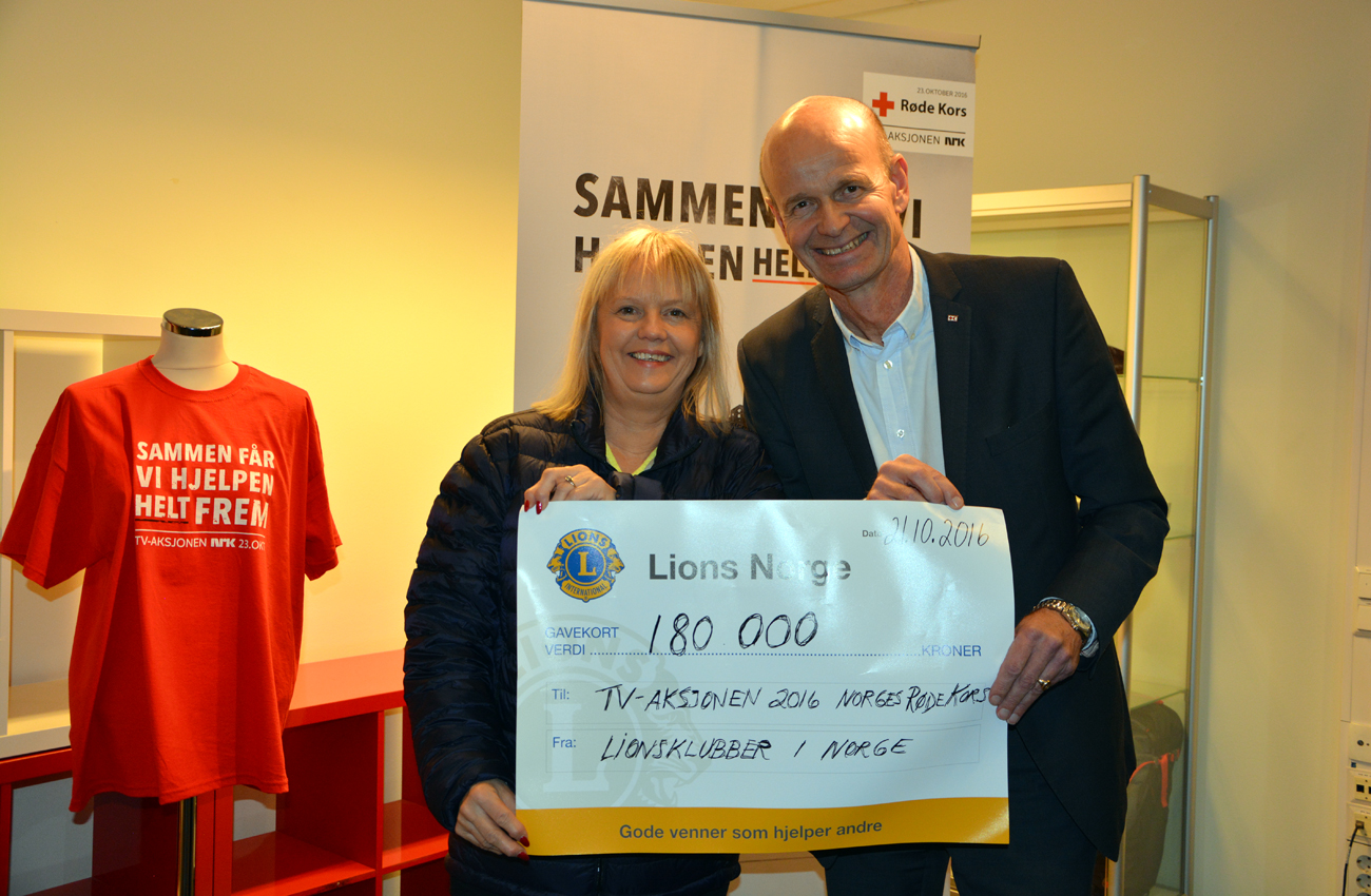 Artikkelbilde til artikkelen 180.000 kroner til TV-aksjonen 2016